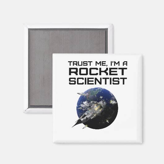 Ja het is Rocket Science Funny Aerospace Magneet (Voorkant / Achterkant)