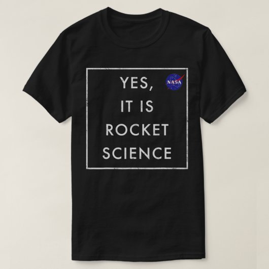 Ja het is Rocket Science T-shirt (Design voorkant)
