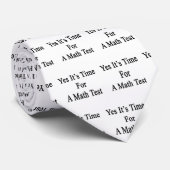 Ja, het is tijd voor een Wiskunde test Stropdas (Opgerold)