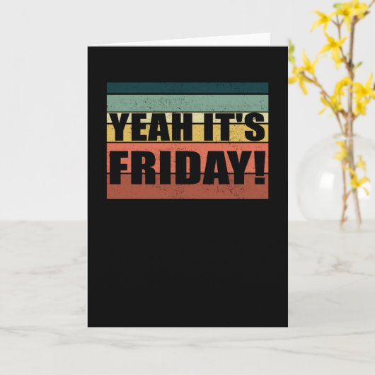 Ja, het is vrijetijdsweek kaart (Gele Bloem)