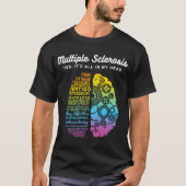 Ja, het zit allemaal in mijn hoofd MS multiple scl T-shirt (Voorkant)