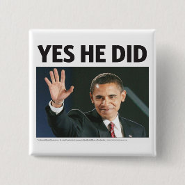 Ja, hij deed het: Obama Victory Button