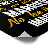 Ja hij jaagt nee hij is niet denkbeeldig - Hunter' Poster (Hoek)