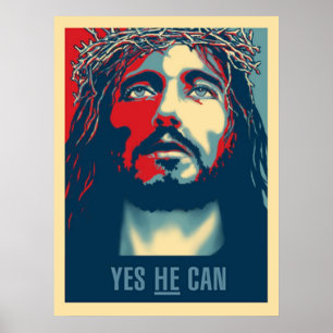 Ja hij kan afdrukken - 15 x 20 inch poster