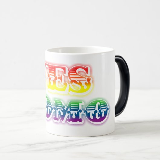 Ja Homo Morphing Mok (Voorkant rechts)