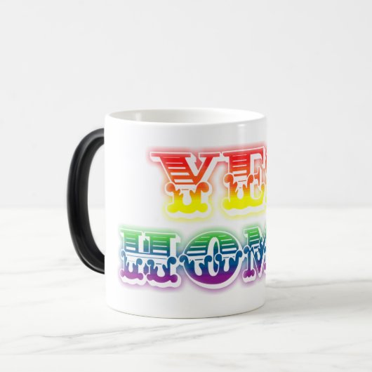 Ja Homo Morphing Mok (Voorkant links)