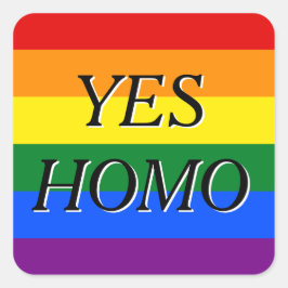 Ja Homo sticker