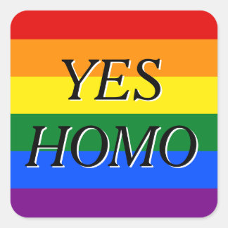 Ja Homo sticker