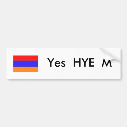 Ja Hye M - Bumpersticker (Voorkant)