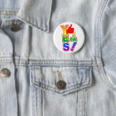 JA I AM-toets Ronde Button 5,7 Cm (In situ)