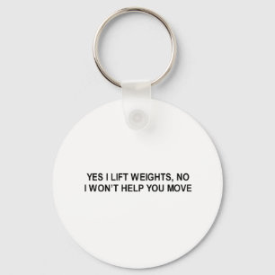 ja i liftgewicht t-shirt sleutelhanger