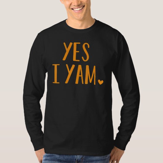 Ja I Yam Thanksgiving Halloween Matching Couple T-shirt (Voorkant)