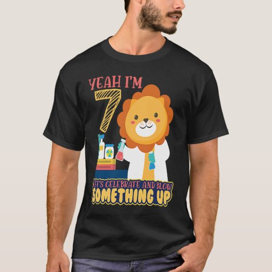 Ja ik 7 laat feestdag vieren en blozen t-shirt (Voorkant)