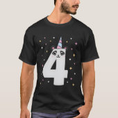 Ja ik ben 4 Panda Theme 4e Py T-shirt (Voorkant)