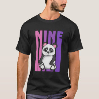 Ja IK BEN 9 Panda Thema 9e Py T-shirt