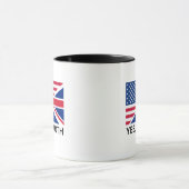 Ja, ik ben allebei Brits-Amerikaans staatsburger Mok (Midden)