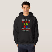 Ja, ik ben Autistic Autism Awareness Kinder Hoodie (Voorkant volledig)