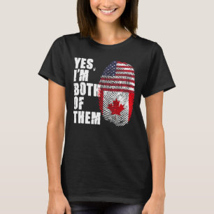 Ja, ik ben beiden Amerikaans vlagvarend. T-shirt