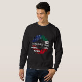 Ja, ik ben beiden half Amerikaans Mexicaans DN Trui (Voorkant volledig)