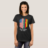 Ja, ik ben beiden half-Amerikaans. T-shirt (Voorkant volledig)