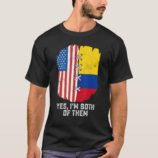 Ja, ik ben beiden half Amerikaans. T-shirt (Voorkant)