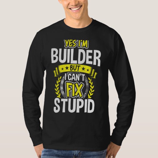Ja, ik ben Bouwer T-shirt (Voorkant)