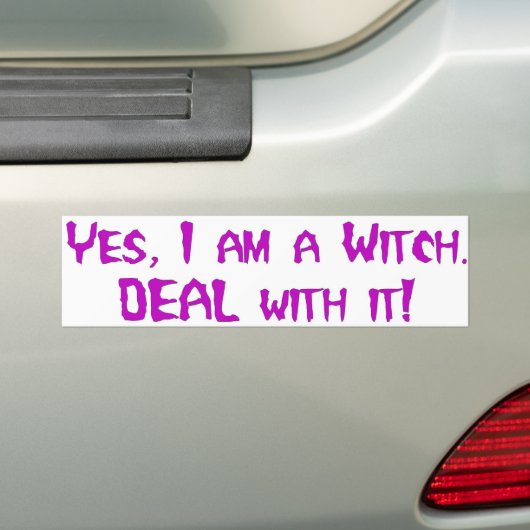 Ja, ik ben bumpersticker (Op auto)