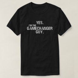 Ja, ik ben de GameChanger Guy Funny Baseball T-shirt