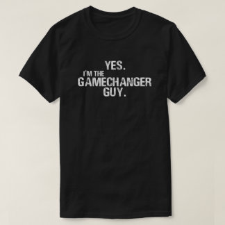 Ja, ik ben de GameChanger Guy Funny Baseball T-shirt
