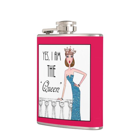 Ja, ik ben de "koningin" heupfles (Links)