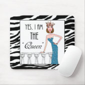 Ja, ik ben de "koningin" muismat (Met muis)