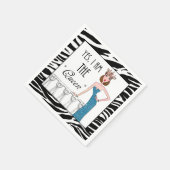 Ja, ik ben de "koningin" servet (Hoek)