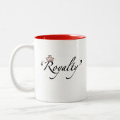 Ja, ik ben de "koningin" tweekleurige koffiemok (Links)