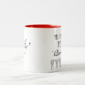 Ja, ik ben de "koningin" tweekleurige koffiemok (Center)