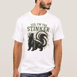 Ja, ik ben de Stinker - Funny Skunk Design T-shirt