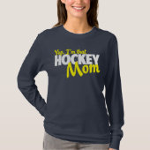 Ja, ik ben die hockeymoeder t-shirt (Voorkant)