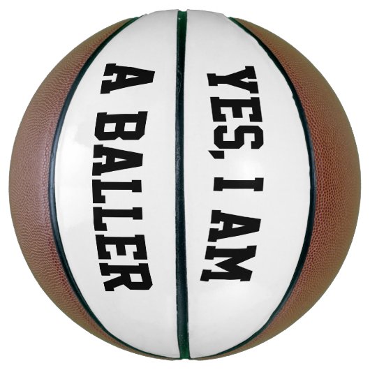 Ja, ik ben een bezoeker basketbal (Verticaal)