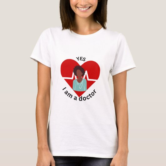 Ja, ik ben een dokter t-shirt (Voorkant)