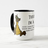 Ja, ik ben een draak. mok (Voorkant links)