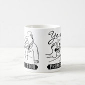 Ja, ik ben een echte dokter. koffiemok (Center)