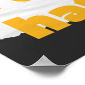 Ja, ik ben een FEMINIST Nee, ik haat Mannen Poster (Hoek)