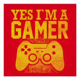 Ja, ik ben een gamer perfect poster