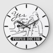 Ja, ik ben een goede dokter. grote klok (Voorkant)