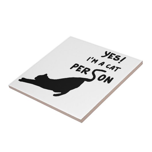 Ja! Ik ben een kat. Tegeltje (Zijkant)