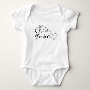 Ja Ik Ben Een Kip Tender Baby Bodysuit – Grappig