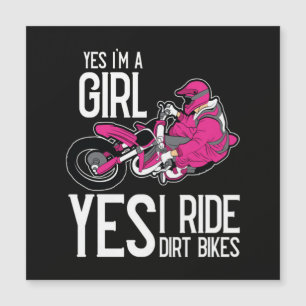 Ja ik ben een meisje Ja ik rijd op een crossmotor