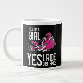 Ja ik ben een meisje Ja ik rijd op een crossmotor Grote Koffiekop