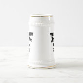 Ja, ik ben een Papa T-shirts en GIfts Bierpul (Center)