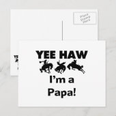 Ja, ik ben een Papa T-shirts en GIfts Briefkaart (Voorkant / Achterkant)