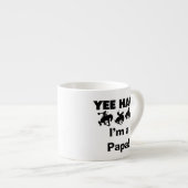 Ja, ik ben een Papa T-shirts en GIfts Espresso Kop (Voorkant rechts)